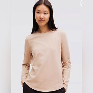 Lululemon Athletica Soft Blush Long Sleeve Tee